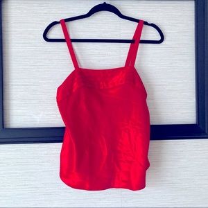 Luxurious Red Tiered Camisole